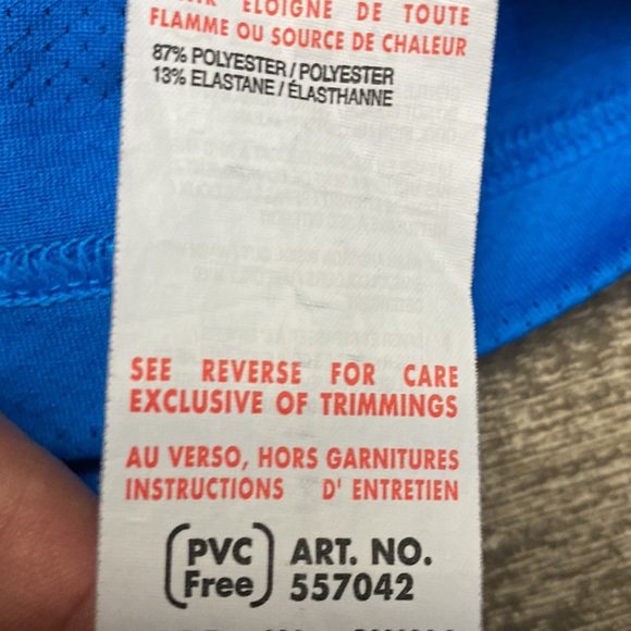 Puma Polo Shirt Blue Orange Golf Golfer Rugby Casual Mens Short Sleeve medium - Picture 7 of 9